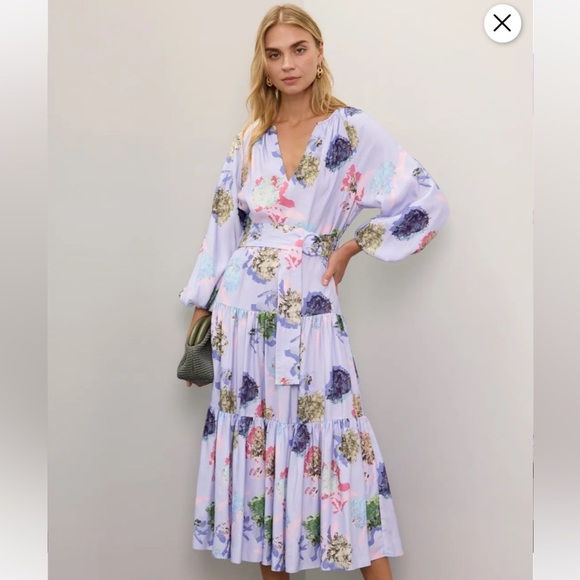 NWOT Prabal Gurung printed tiered dress - size 8 - Picture 4 of 6